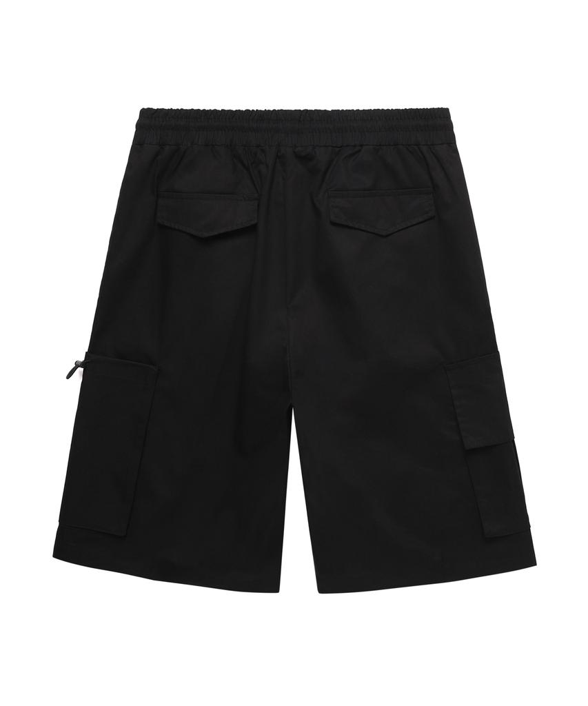 Gachi Asymmetrical Cargo Half Pants