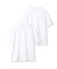 CGP [2Pack] Small Square Logo Short Sleeve T-Shirt - White