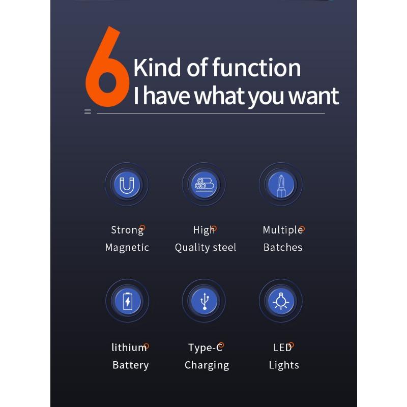 Kingsdun 120 In 1 Electric Precision Screwdriver Handy Tool Bag