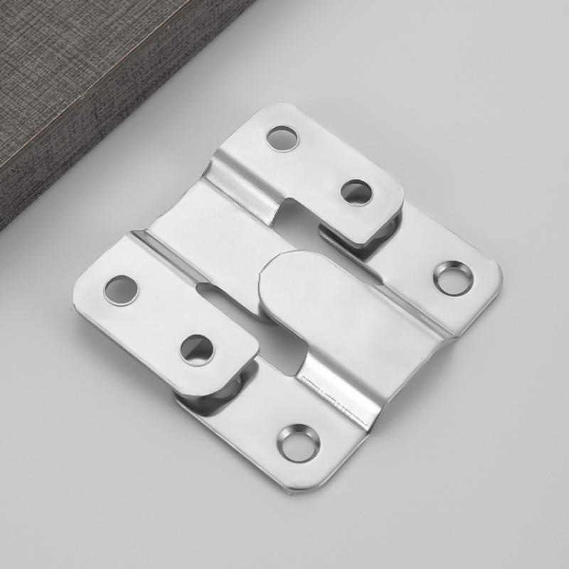 10Pcs Stainless Steel Hanging Buckle Insert Picture Frame Mirror Frame Hanging Picture Buckle Bed Mirror Picture Frame Buckle