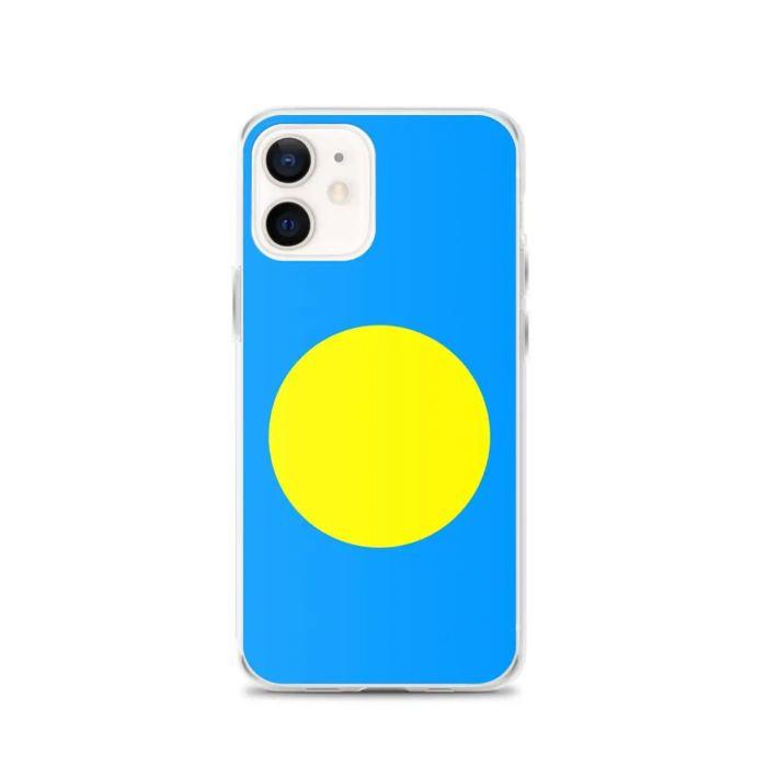 Coque pour iPhone - Drapeau des palaos - iPhone 12 - Silicone souple - Design fin et léger