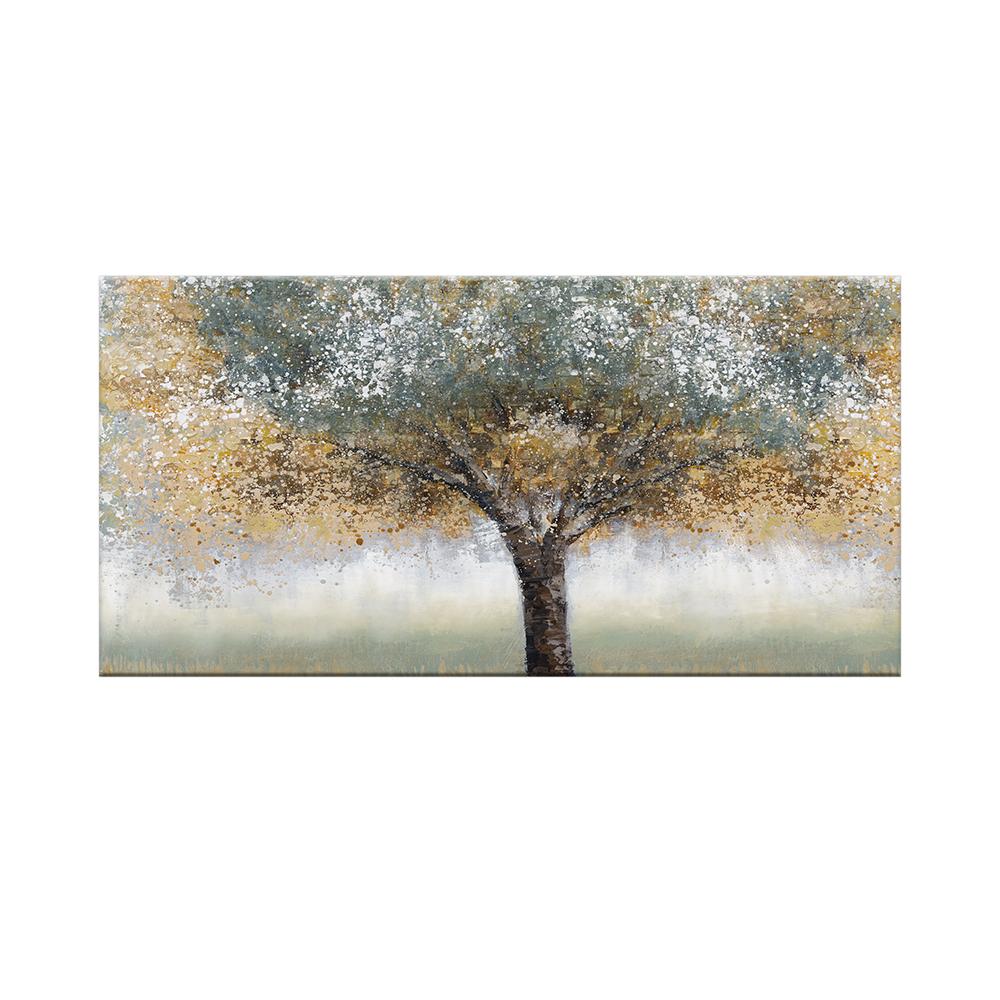 Abstract Tree Painting Print On Canvas Wall Art Poster Decor Modern Landscape Picture for Living Room Home Decoration