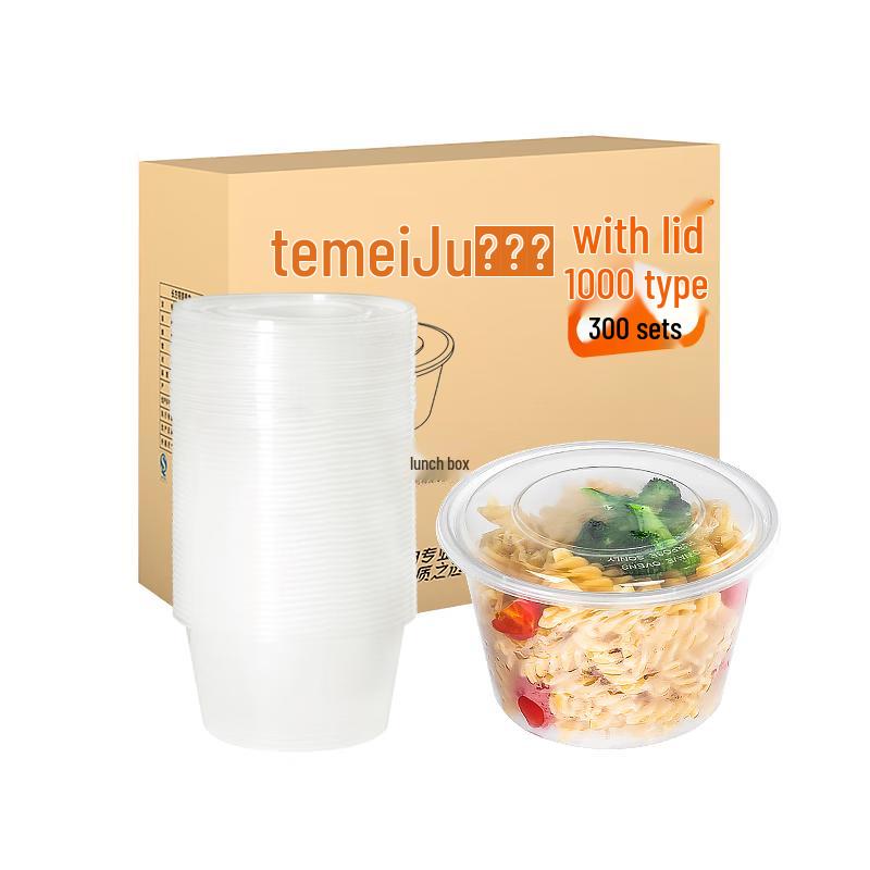Disposable Round Food Containers with Lids