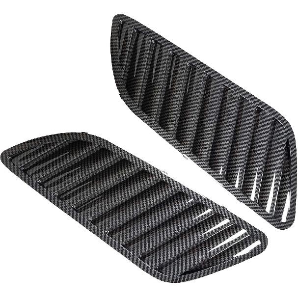 Car Front Grill Hood Cover, Carbon Fiber Bonnet Grill Air Outlet Vent Cover Trim For E90 E91 E92 F30 E46 DTM Style, 500136171