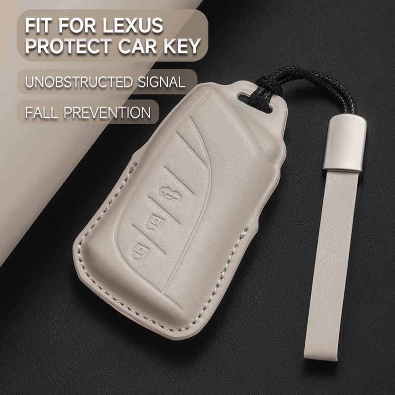 Coque de Protection Porte-clés en Cuir pour Clé de Voiture Lexus NX ES UX US RC LX GX IS RX 200 250h 350h LS 450h 260h 300h UX200