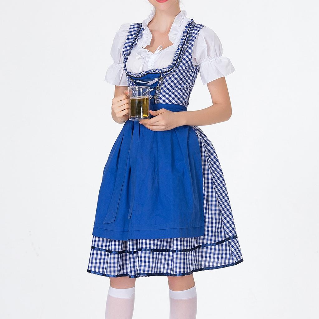 Women's Fashion Beer Festival Costume Ethnic Stage Performance Party Dress Set
