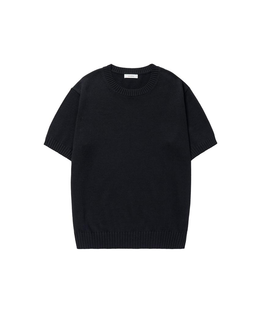 MANNERGRAM 100% Soft Cotton 3-Ply Round Short Sleeve Knit - 4 Colors