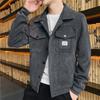 2025 Corduroy Jacket Men's Autumn and Winter Trend Handsome Versatile Lapel Spring Outer Casual Tooling Jacket Men