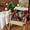 Rapper KKendrick LLamar Cushion Cover Silky Short Plush Invisible Zipper Dustproof Sofa Pillow Case for Home Decor