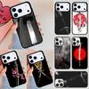 Japan Samurai Katana Phone Case For iPhone 17 Air 14 15 13 12 Max Cover For Apple 14 15 16 16e 11 Pro Max Plus