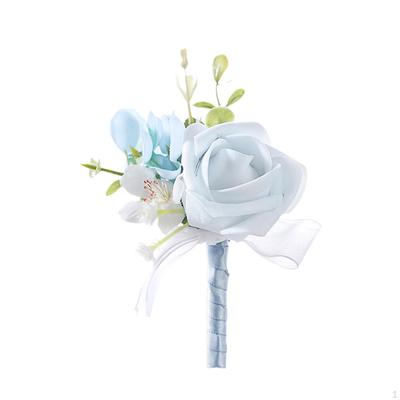 Boutoniere Corsage Wedding Promise Artificial Flower for The Anniversary Boyfriend