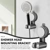 Shower Head Holder Wall Mount Shower Sprayer Holder 360-degree Rotation Adapter Attachment Mounting Fixing for RV Bathtub