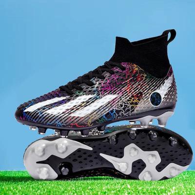 Grass with Long Nails Broken Spot Sports Shoes Running Shoes Competition Women's Training High-top Football Shoes Men's Nails