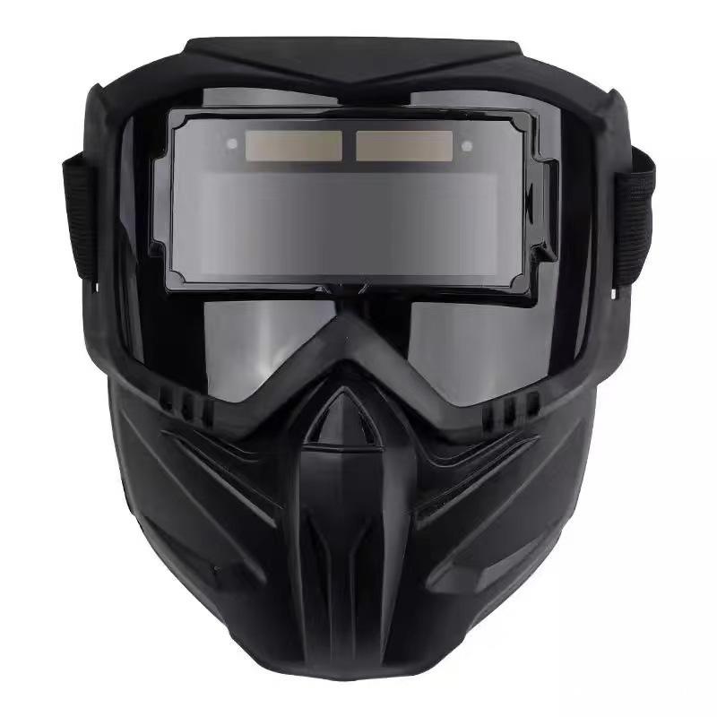 Head-mounted Harley Automatic Variable Light Welding Mask Anti-glare Welder Protective Mask Removable Split Mask