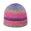 Ladies' Knitted Hat Trendy Gradient Printed Warm Hat Fashion Knitted Hat