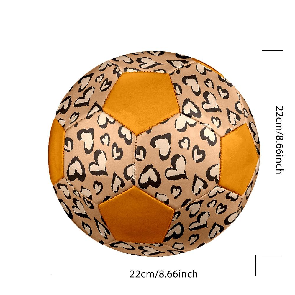 1PC Heart Spot Soccer Ball Size 5 Football Machine Sewn Indoor/Outdoor Universal Football Gift W58