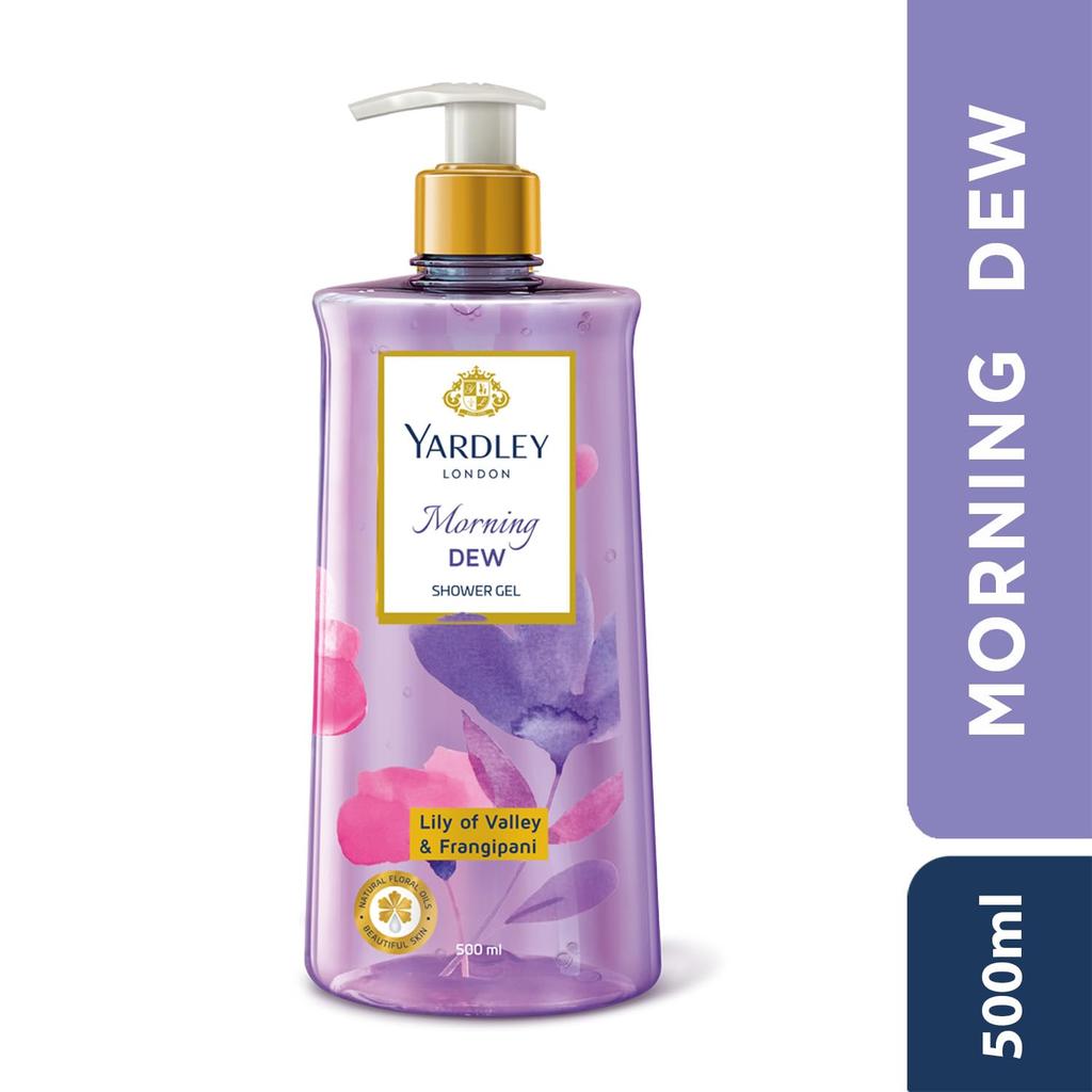 Yardley London Morning Dew Shower Gel 500ml Pack Of 1 Luxurious Moisturizing Floral Body Wash