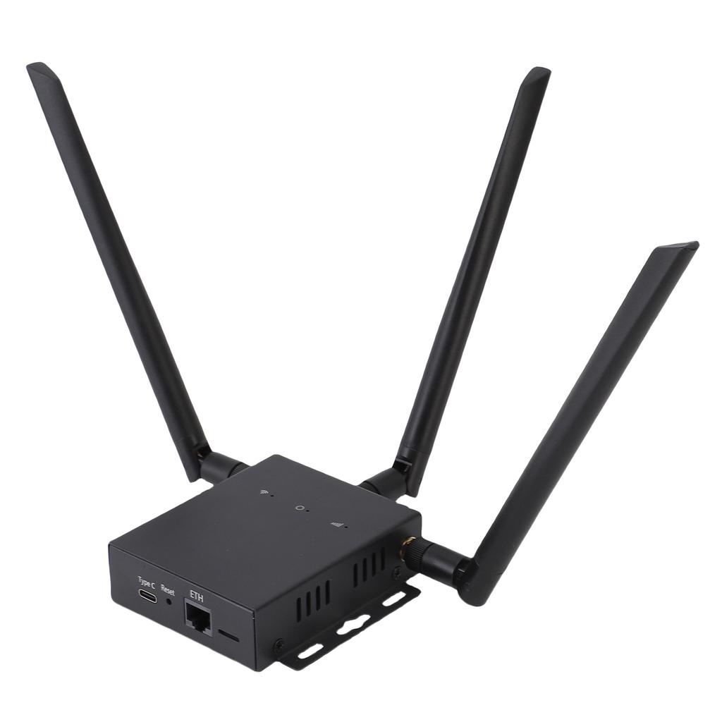 WiFi 6 Router 4G LTE CPE 300Mbps Mobiler WiFi-Hotspot Drahtloser Router mit SIM-Kartensteckplatz 3 Antennen Europäische Version