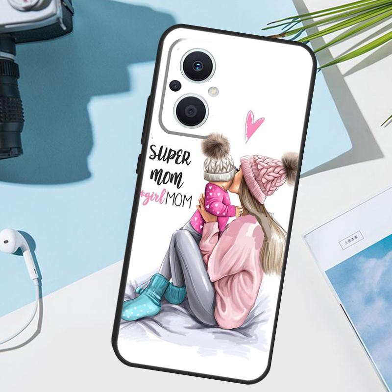 

Fashion Super Mom Cover For OPPO Reno 8T 7 8 Lite 14F 13F 12F 11F 14 13 12 11 10 OPPO Find X8 X6 X5 X9 Pro Case OPPO Reno14