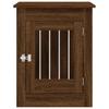 Vidaxl Dog Pen, Brown Oak, 55X80X68Cm, Wood-Based Material
