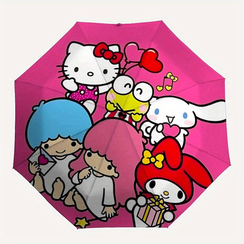 

1pc Sanrio Characters Automatic Umbrella - 8-Rib Foldable Design, Outdoor Adventures, Durable Canopy Material yy250823120