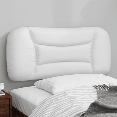 Vidaxl Headboard Cushion, White, 80 Cm, Faux Leather