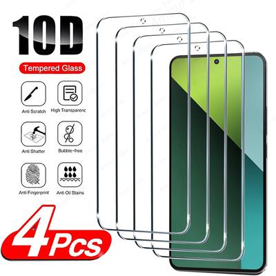 4Pcs HD Screen Protector For Xiaomi Redmi Note 13 14 12 11 14S 10 9 Pro 12C 13C 14C 15 Glass Redmi Note 14 4G 5G Tempered Glass