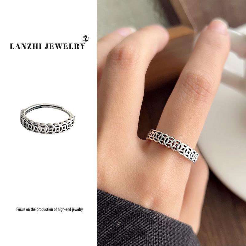 Inel Thai Argint pentru Femei, Stivuibil - Argint 925, Design de Nișă, Bijuterii Simple și Versatile