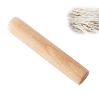 1pc Wooden Rolling Pin Noodle Roller Pad Fondant Dough Table Dumplings Rolling Pin Solid Wood Baking Kitchen Tool