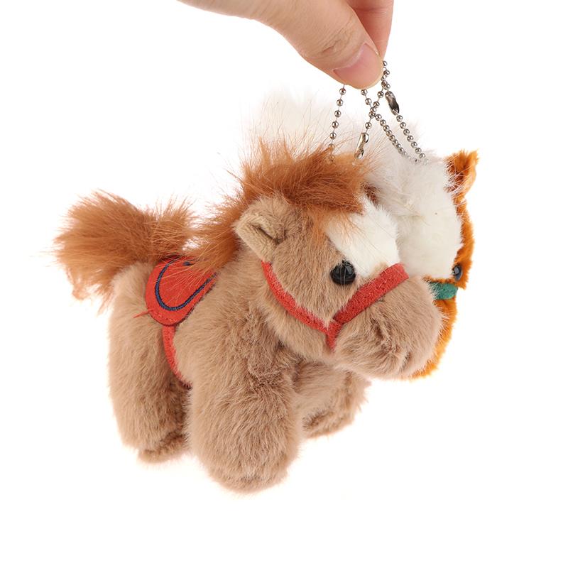 2026  Year Horse Pendant Keychain Party Favors Cartoon Horse Ornament Horse Decoration  Year Horse Keychains For Bags
