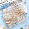 Convenience Store Series Miniature Landscape Sticker DIY Large Size Cabin Scene Sticker Cartoon Gift Miniature Scene Collage