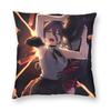 Anime Chainsaw Man Reze Pillowcase Soft Polyester Cushion Cover Decoration Throw Pillow Case Cover Car Square Cm