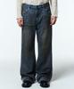 DOFFJASON Dirty Oil Washed Wide Pants