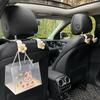 4PCS Creative Car Hooks Temperament Flower Seat Back Storage Car Seat Hooks Seat Back Accessory Hooks Bags Clothes Hooks Clips