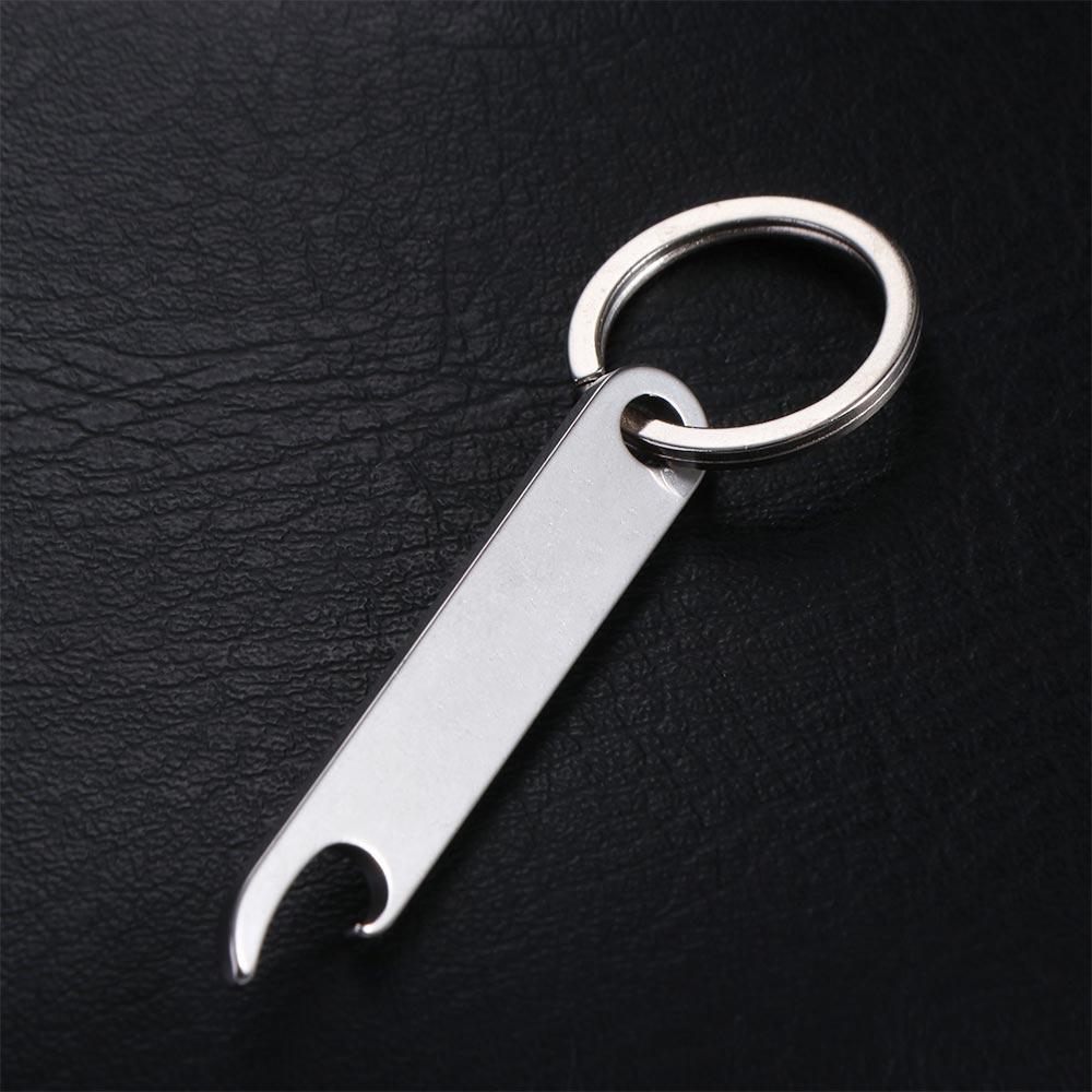 Mini Beer Opener Keyring Stainless Steel Beer Bottle Opener Keychain Portable   Men Gifts