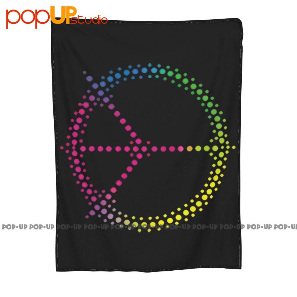 Colourful Peace Sign Ultra-Soft Blanket Quilt Winter Sofa Cover Bed Covers