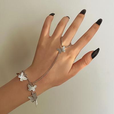 Women's Bracelet Butterfly Combination Suit Elegant Party Temperament