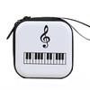 Music Note Coin Purse: Treble Clef & Keyboard Design for Stationery or Small Items - Perfect Back-to-School or Festival Gift