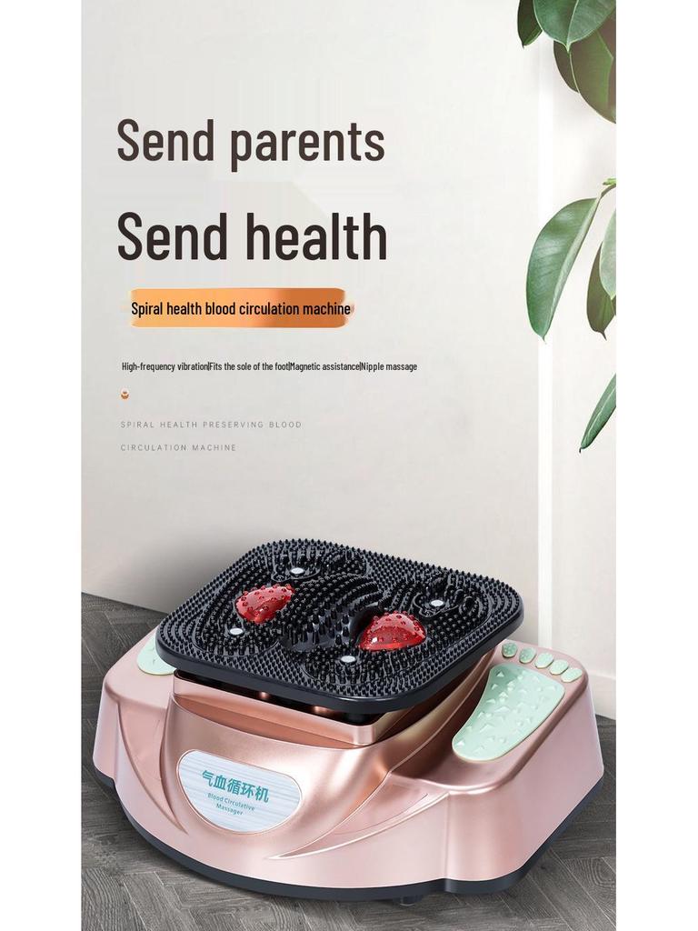 Whole Body Dual Spiral Vibration Massager with Heating and Infrared Therapy for Qi and Blood Circulation