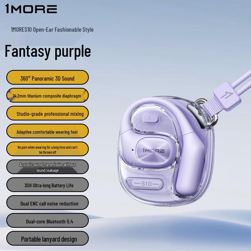 

1MORE S10 Open-Ear Sport Bluetooth Headphones