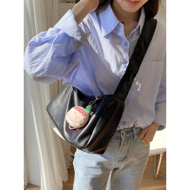 Bag 2 College Students Commute In Class Soft Leather Broadband Shoulder Messenger Tote Bag Is a Must for Women's Large-capacity Commuting