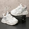 Fashion New Fashion Designer Men's Retro Mixed Colors Lace Up Platform Causal Shoes Flats Male Walking Sneakers Zapatos Hombre