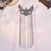 Hanfu Clothing Hanging Face Veil Luxurious Ethnic Style Beauty Face Jewelry for Women Girls Hair Accessories
