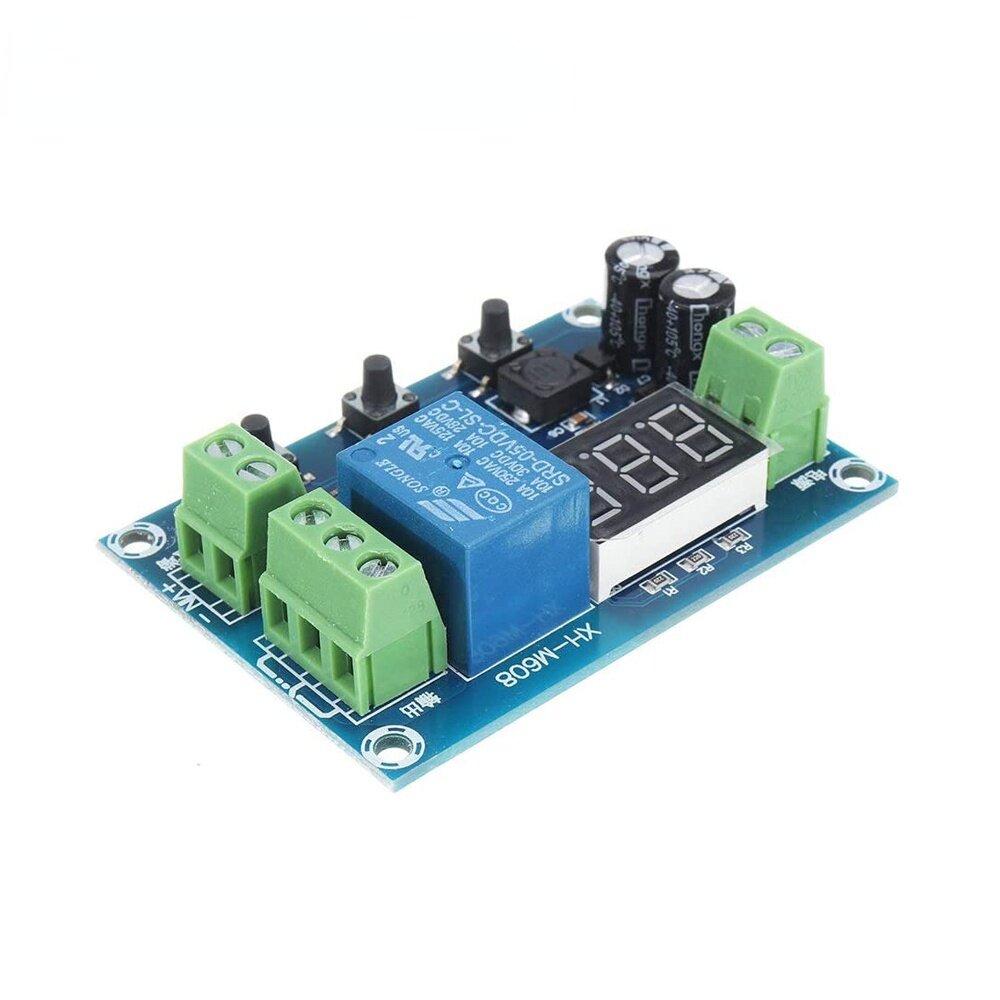 XH-M608 Battery Charge Discharge Module DC 6-40V Integrated Voltmeter Undervoltage Overvoltage Protection Timing Discharge Board