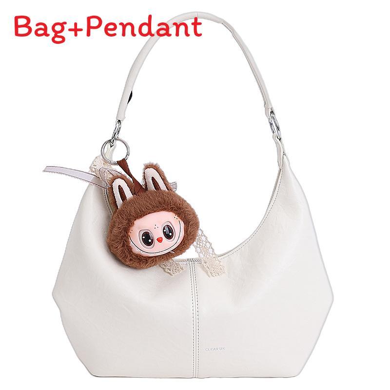 

Crossbody Bag For Women With Pu Material And Car Stitching For Daily Use білий