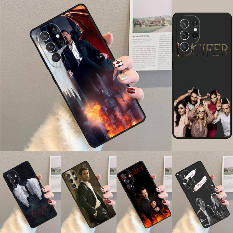 TV Series Lucifer TPU Phone Case For Samsung Galaxy Note 10 Pro S26 S25 S24 S23 S22 Ultra Plus S21 FE S20 Shockproof Cover