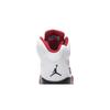 Air Jordan 5 Retro 'Fire Red' 2013 (Unisex) White / Fire Red / Black Vintage Basketball Shoes 136027 120