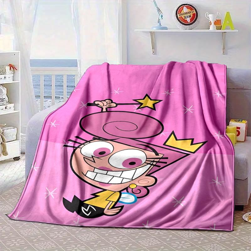 Magical Friendship timmy Adventure Blanket Flannel Blanket for bed, sofa, Camping, Hiking, Picnic Essentials, gift for family Fan gifts