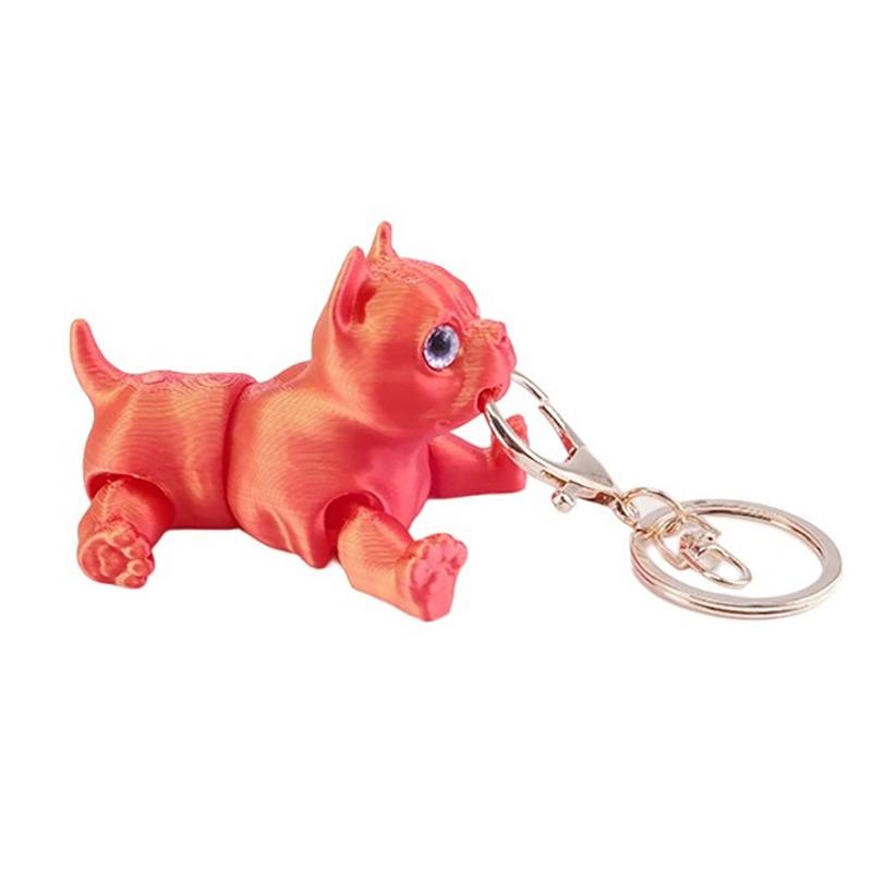 

3D Printed French Bulldog Statue Keychain Bulldog Lover Gifts Desk Bookshelf Decor Car Dashboard Decorations Ornaments Dog Model