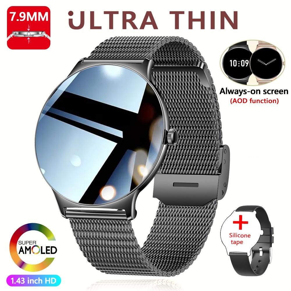 New Health Monitoring SmartWatch 100+Sports Modes Scientific Sleep Heart Rate 1.43-inch HD Large Screen Smart Watch Women